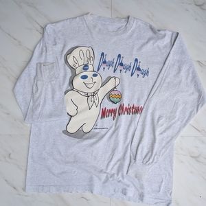 Vintage 90s Long sleeve Pillsbury Doughboy T-shirt